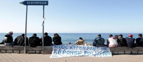 Migranti in transito a Ventimiglia