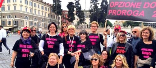 Riforma pensioni, attesa la proroga di Opzione donna fino al 2018. Foto dalla pagina Fb Opzione donna proroga 2018