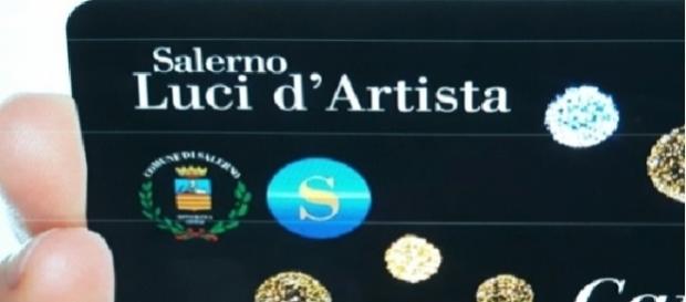 La card delle Luci d'Artista di Salerno 2016-2017. La card delle Luci d'Artista di Salerno 2016-2017.