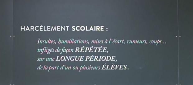 Le harcèlement scolaire sur le tableau noir Le harcèlement scolaire sur le tableau noir