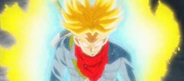 Super Trunks del futuro en SSj dios yelow 2 Super Trunks del futuro en SSj dios yelow 2