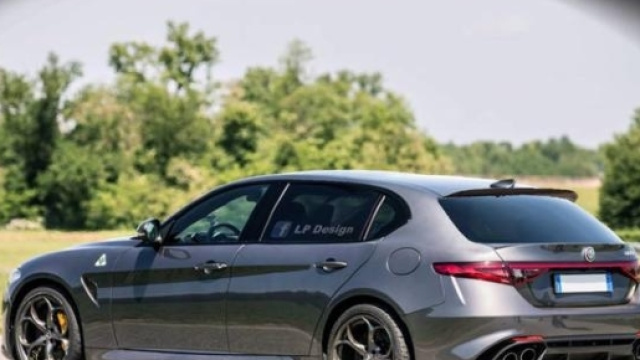 Alfa Romeo Giulia SportWagon render by LP Design