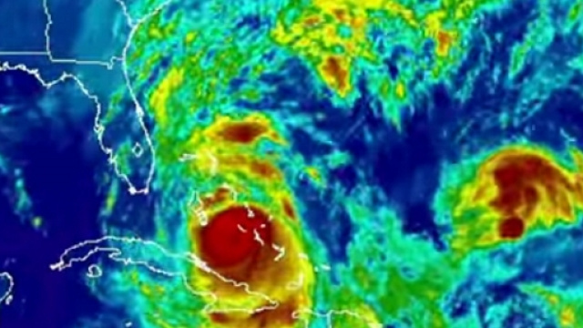 Immagine satellitare sul'evoluzione della situazione meteorologica