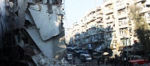 Ciudad de Alepo azotada por la guerra