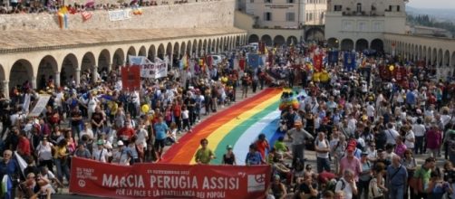Marcia della Pace Perugia-Assisi del 9 ottobre.