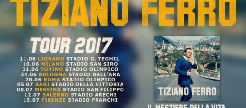 Tiziano Ferro, nel 2017 nuovo tour negli stadi: ecco le dateMusicVoice - musicvoice.it