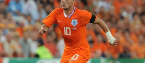 Wesley Sneijder, centrocampista offensivo dell'Olanda