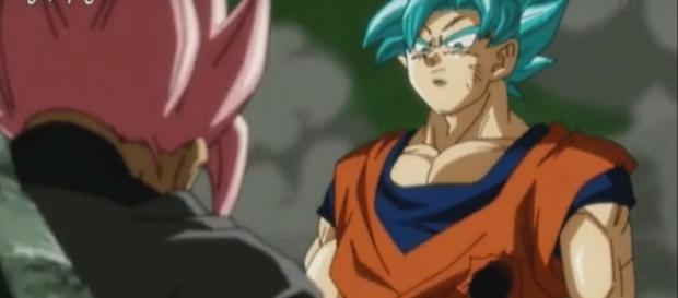 Le Goku que l'on connaît enfin de retour quand cela importe vraiment. Le Goku que l'on connaît enfin de retour quand cela importe vraiment.
