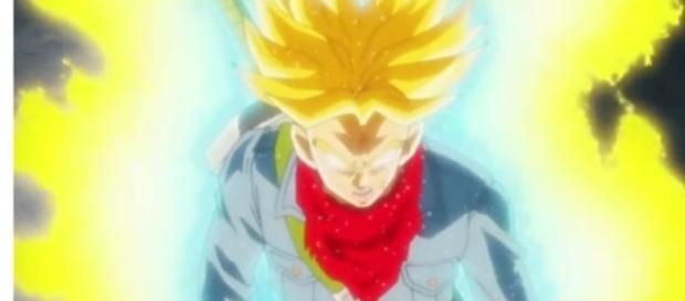 Trunks estalla de ira con una nueva transformación Trunks estalla de ira con una nueva transformación