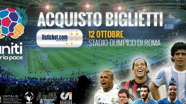 La partita della pace: mercoledì 12 ottobre 2016 - Foto dalla pagina FB