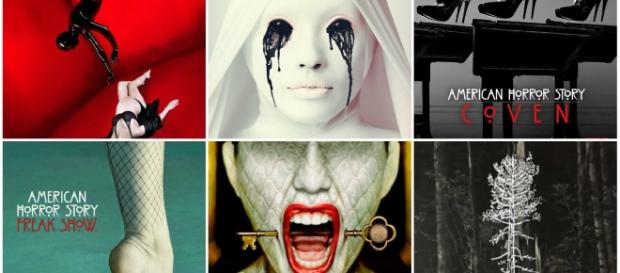 Les logos des six saisons d'American Horror Story Les logos des six saisons d'American Horror Story