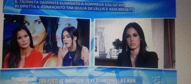 Nuovo scontro tra le Mosetti e Giulia De Lellis Nuovo scontro tra le Mosetti e Giulia De Lellis