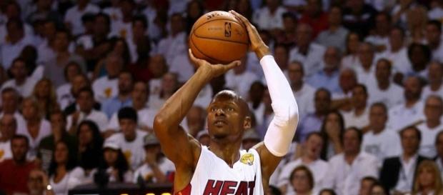 Ray Allen, de tirador con los Miami Heat Ray Allen, de tirador con los Miami Heat