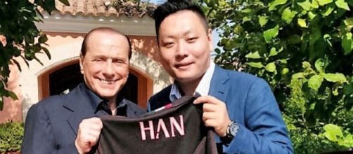 SIlvio Berlusconi e Han Li, direttore esecutivo di Sino-Europe