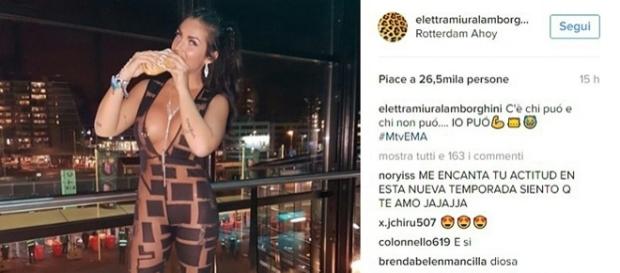 Elettra Lamborghini hot agli MTV EMA 2016 Elettra Lamborghini hot agli MTV EMA 2016