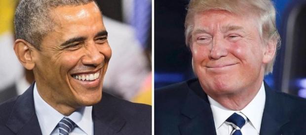 Facci a faccia tra Donald Trump e Barack Obama Facci a faccia tra Donald Trump e Barack Obama