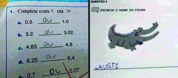 Respostas engraçadas de alunos Respostas engraçadas de alunos
