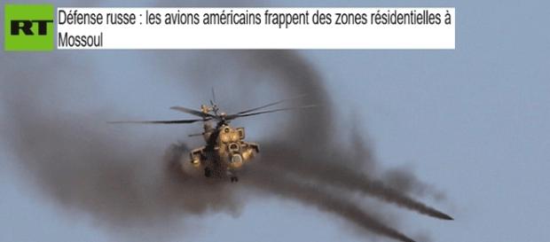 Russia Today et Sputnik insistent sur les frappes de la coalition sur des habitations à Mossoul Russia Today et Sputnik insistent sur les frappes de la coalition sur des habitations à Mossoul