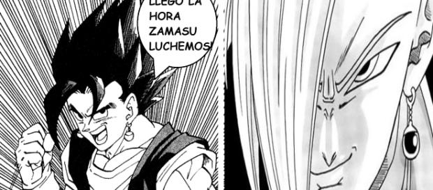 Vegetto contra Zamasu Dragon Ball Suér Vegetto contra Zamasu Dragon Ball Suér