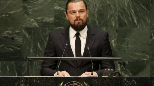 L'attore e attivista Leonardo di Caprio