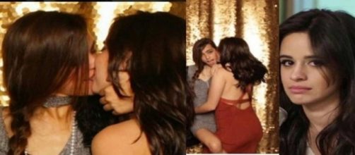 Lauren Jauregui integrante do Fifth Harmony, beija Lucy Vives