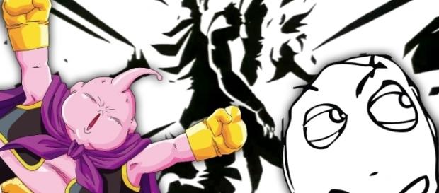 "Buu manger ! Buu veut manger Végéto !" "Buu manger ! Buu veut manger Végéto !"