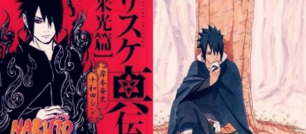Ilustración de la novela Sasuke Shinden Ilustración de la novela Sasuke Shinden