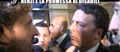 Il premier Matteo Renzi intervistato dalle Iene