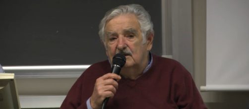 José "Pepe" Mujica durante l'incontro organizzato dall'Università di Ferrara