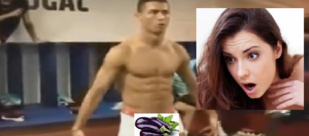 Cristiano Ronaldo faz brincadeira Cristiano Ronaldo faz brincadeira