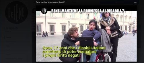 Un servizio di Filippo Roma dà voce ai disabili