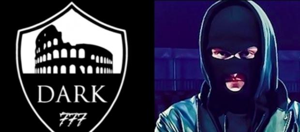 A sinistra il logo della Dark Polo Gang, a destra MezzoSangue. A sinistra il logo della Dark Polo Gang, a destra MezzoSangue.