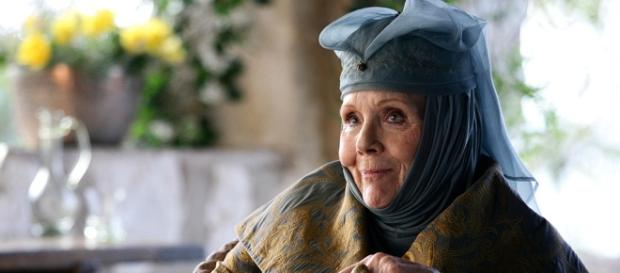 Diana Rigg, carazterizada como Olenna Tyrell en 'Juego de Tronos' Diana Rigg, carazterizada como Olenna Tyrell en 'Juego de Tronos'