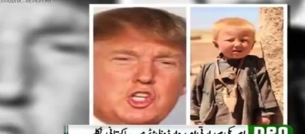 Emissora diz que foto de criança paquistanesa seria Donald Trump (Neo Noticias) Emissora diz que foto de criança paquistanesa seria Donald Trump (Neo Noticias)