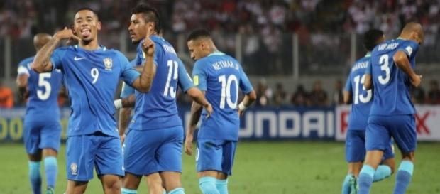Gabriel Jesus abriu o placar para o Brasil (Foto: Reuters) Gabriel Jesus abriu o placar para o Brasil (Foto: Reuters)