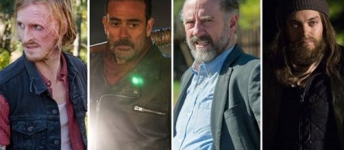 Immagine: Dwight, Negan, Gregory e Jesus.