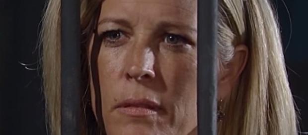 'General Hospital' on Wednesday, November 16 Carly visits Sonny in jail (via YouTube CarlyBabes) 'General Hospital' on Wednesday, November 16 Carly visits Sonny in jail (via YouTube CarlyBabes)