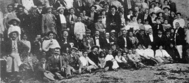 Gli Scariolanti di Ravenna (Foto d'epoca) Gli Scariolanti di Ravenna (Foto d'epoca)