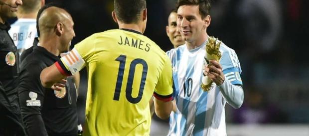 James Rodriguez Lionel Messi Copa America 2015 - Goal.com - goal.com James Rodriguez Lionel Messi Copa America 2015 - Goal.com - goal.com