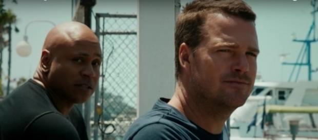 Sam (LL Cool J) and Callen (Chris O'Donnell) in 'NCIS: LA'/Photo via screencap, 'NCIS: LA' Sam (LL Cool J) and Callen (Chris O'Donnell) in 'NCIS: LA'/Photo via screencap, 'NCIS: LA'