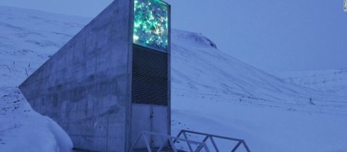 L'ingresso della Svalbard Global Seed Vault