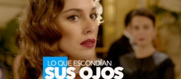 Blanca Suárez en una de las promociones de la miniserie Lo que escondían sus ojos Blanca Suárez en una de las promociones de la miniserie Lo que escondían sus ojos