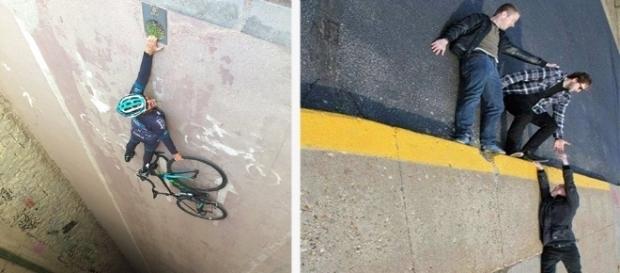Fotografias em perspectiva são a nova moda nas redes social Fotografias em perspectiva são a nova moda nas redes social