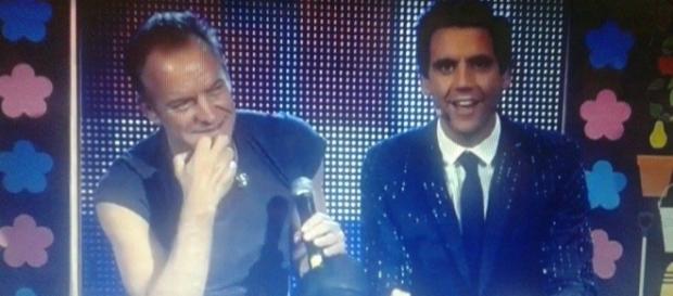 Sting ospite di Stasera a casa di Mika Sting ospite di Stasera a casa di Mika