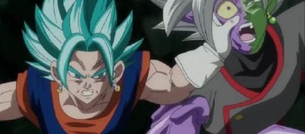 vegetto fase dios azul vs zamasu fusion vegetto fase dios azul vs zamasu fusion