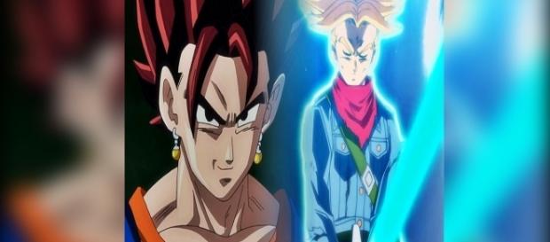 Vegetto y Trunks en el capítulo 66. Vegetto y Trunks en el capítulo 66.