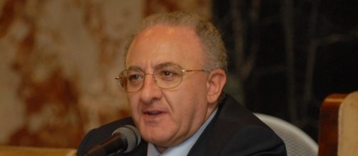 Il governatore della Regione Campania Vincenzo De Luca