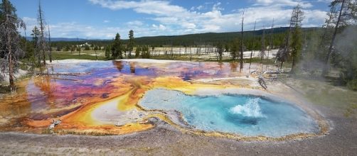 Man's body dissolved after slipping into hot springs in Yellowstone. Photo: Blasting News Library - volcanic-springs.com