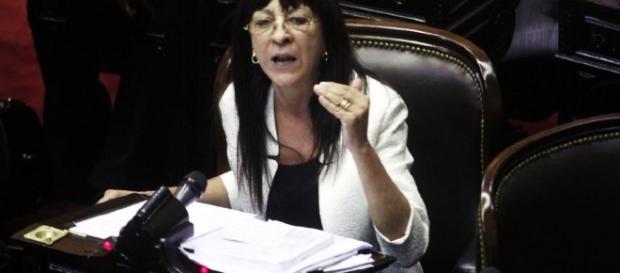 Diana Conti discutiendo en Diputados Diana Conti discutiendo en Diputados