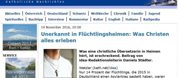Le site catholique germanophone Kath, couvrant Allemagne, Autriche et Suisse publie un témoignage alarmant Le site catholique germanophone Kath, couvrant Allemagne, Autriche et Suisse publie un témoignage alarmant